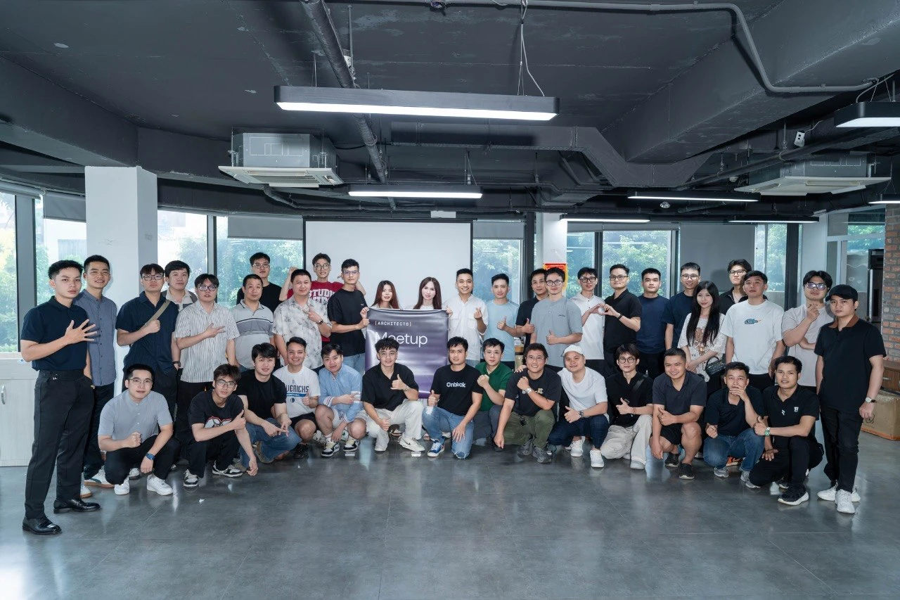 Group photo at an Architects meetup